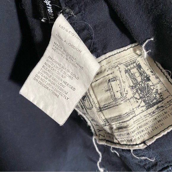 Zoo York Y2K Men's Large Long Sleeve Button Embroidered Shirt Skull Streetwear - Picture 9 of 14